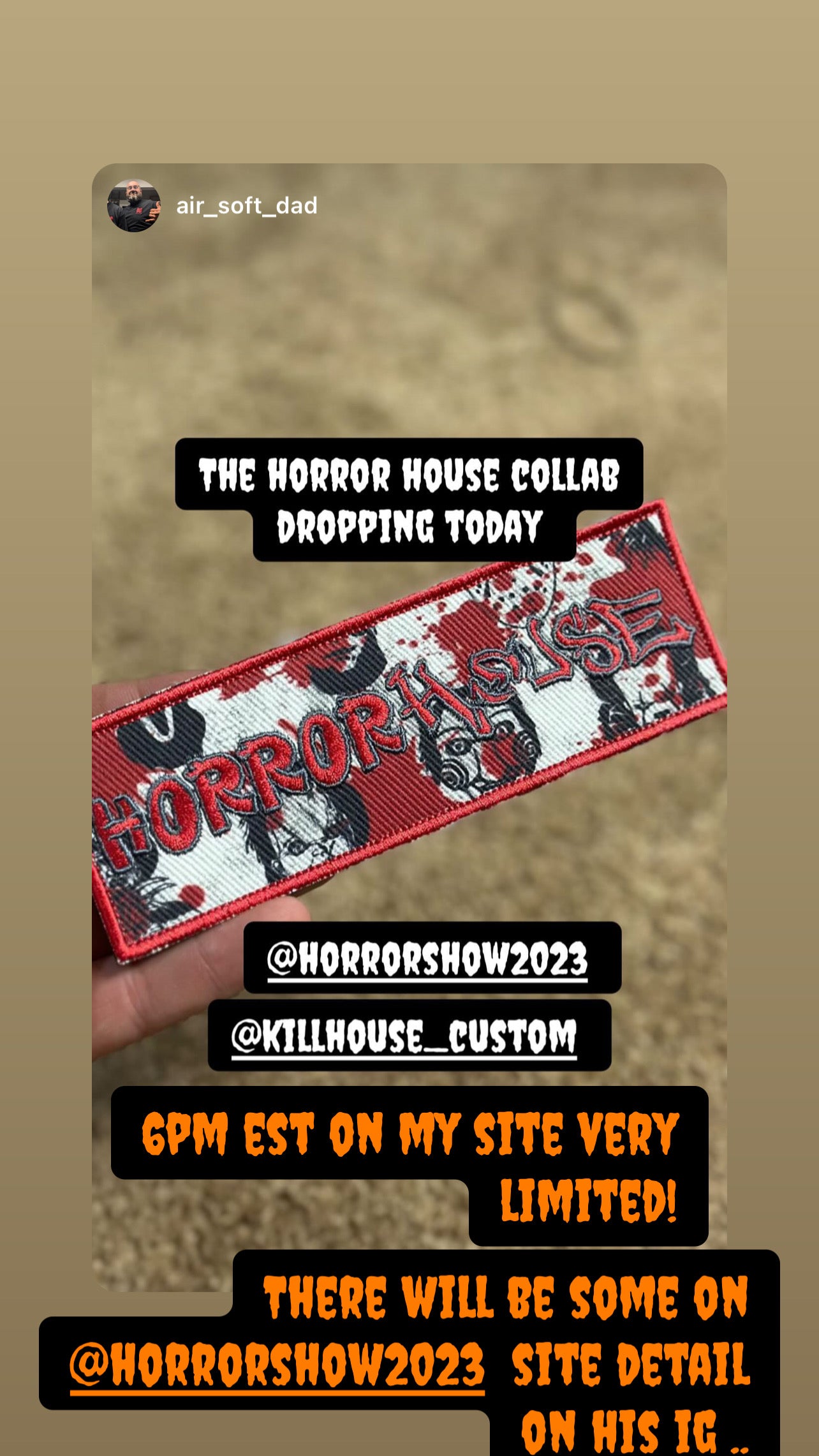 Horror show patch