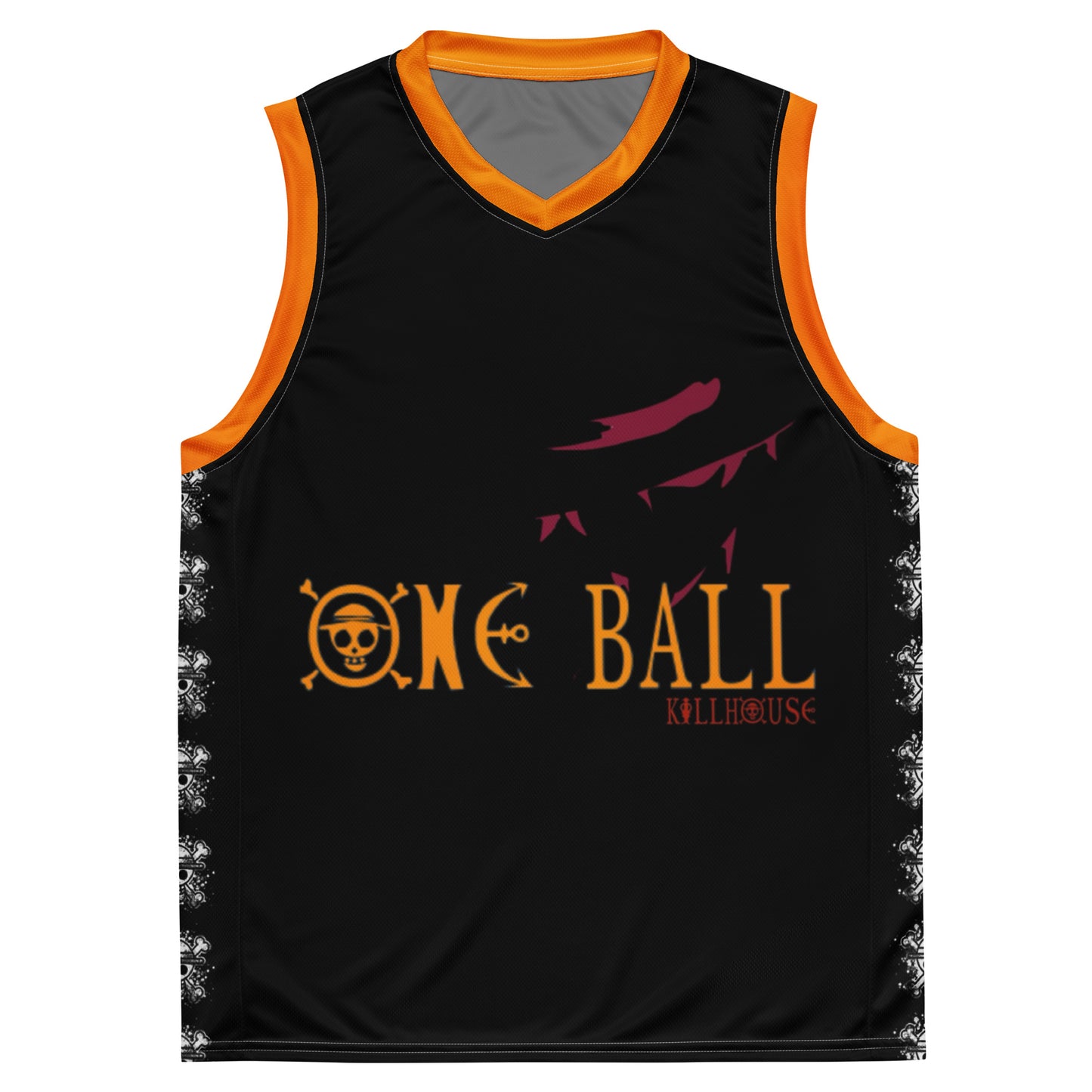 One ball Luffy version basketball jersey