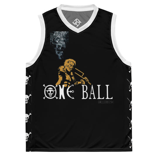 One ball smoker  basketball jersey