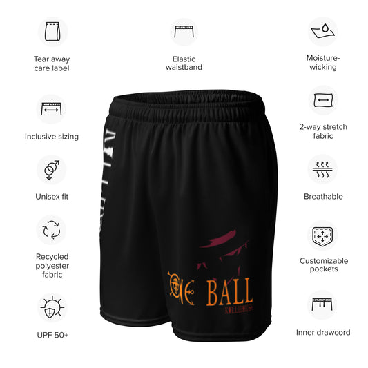 One ball  shorts black