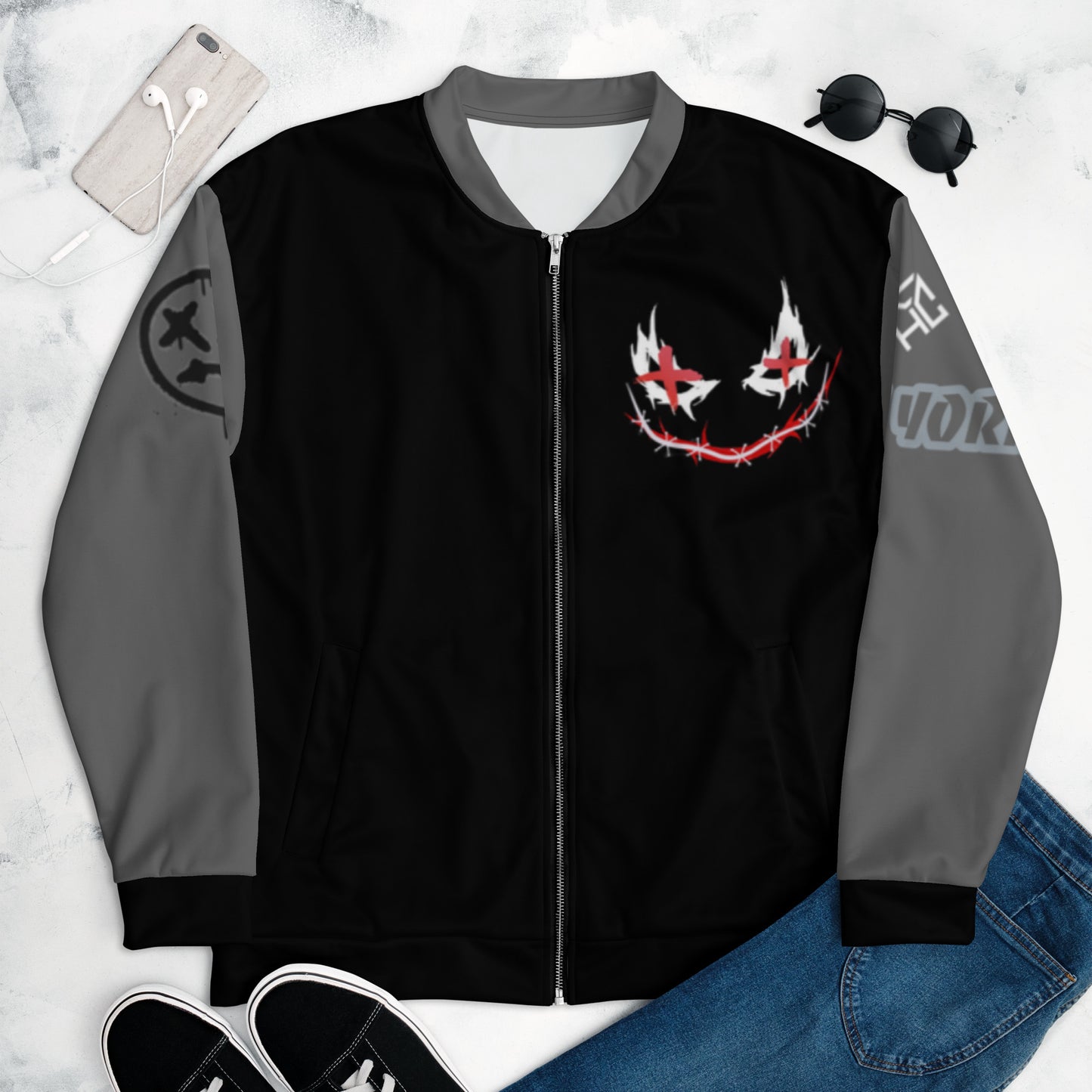 Stitch face  Bomber Jacket