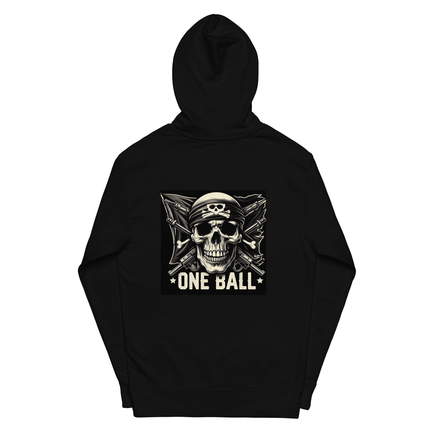 One ball Jolly Roger midweight hoodie